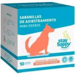 SABANILLAS DE ENTRENAMIENTO STAY HAPPY 60X60 10 UD - Imagen 1