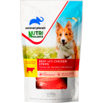 SNACK ANIMAL PLANET TIRITAS VACUNO CON POLLO 100 GR - Imagen 1