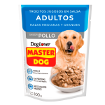 POUCH MASTERDOG POLLO 100 GR - Imagen 1