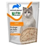 POUCH ANIMAL PLANET GATO PECHUGA DE POLLO  Y SALMON 85 GR - Imagen 1
