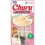 CHURU GATO ATUN SALMON 4 TUBOS 56 GR - Imagen 1