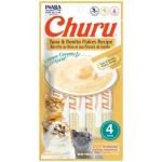 CHURU GATO ATUN HOJUELAS BONITO AHUMADO 4 TUBOS 56 GR - Imagen 1