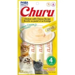 CHURU GATO POLLO QUESO VACUNO 4 TUBOS 56 GR - Imagen 1