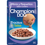 POUCH CHAMPION DOG RZ PEQUEÑAS CORDERO 100 GR - Imagen 1