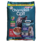 CHAMPION CAT CARNE 20 +2 KG GRATIS Y UNA ARENA 2 KG CHAMPION CAT - Imagen 1