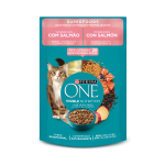 POUCH ONE GATO ADULTO CASTRADOS SUPER FOOD SALMON 85 GR - Imagen 1