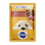 POUCH PEDIGREE CACHORRO CARNE EN SALSA 100 GR - Imagen 1