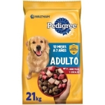 PEDIGREE ADULTO MEDIANA GRANDE CARNE POLLO CEREALES 21 KG - Imagen 1