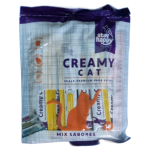 STAY HAPPY CREAMY CAT MIX SALMON POLLO Y CAMARON POLLO 18 TB 252 GR - Imagen 1