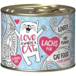 LATA LOVE IS WHERE CAT IS SALMON 200GR - Imagen 1