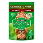 POUCH DOG CHOW CACHORRO CARNE 100GR - Imagen 1