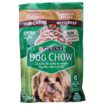 POUCH DOG CHOW ADULTO MINIS PEQUEÑOS CARNE 100GR - Imagen 1