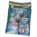 CHAMPION CAT PESCADO 20 +2 KG MAS 1 ARENA CHAMPION CAT  GRATIS - Imagen 1