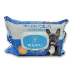 TOALLITAS HUMEDAS WUWU CON CLORHEXIDINA 30X20 CM 40UD - Imagen 1