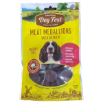 SNACK DOG FEST MEDALLONES DE AVESTRUZ 90GR - Imagen 1