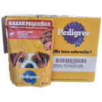 POUCH PEDIGREE ADULTO RZ PEQ CARNE 12X100GR - Imagen 1