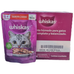 POUCH WHISKAS CARNE 12X85GR - Imagen 1