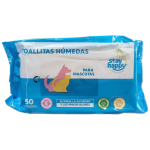 TOALLITAS HUMEDAS 50 UD STAY HAPPY - Imagen 1